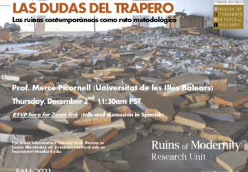 Ruins of Modernity: Prof. Mercè Picornell (Universitat de les Illes Balears)