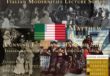 Italian Modernities Lecture Series: Dr. Matthew Reza